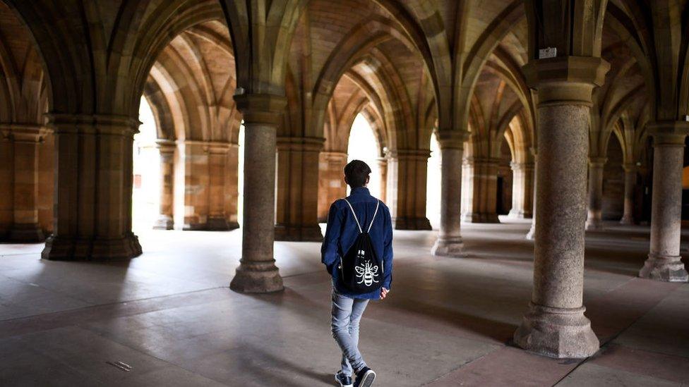 Cloisters at University of Glasgow