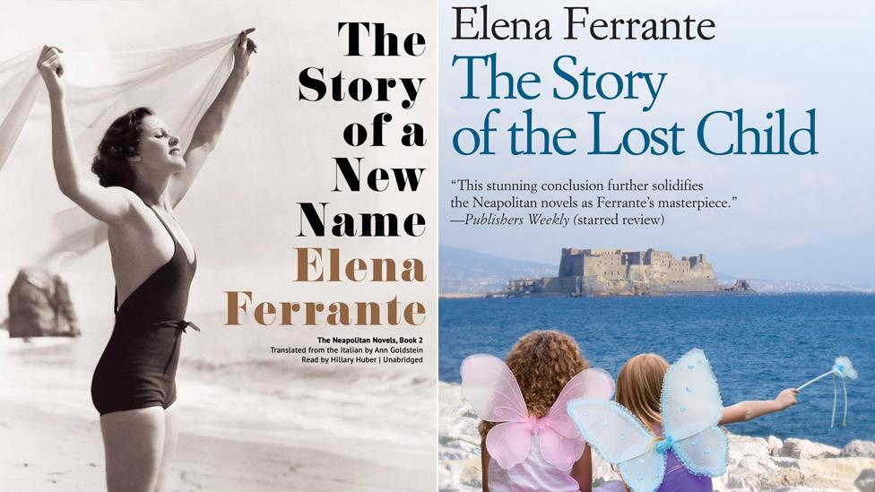 Ferrante's book covers