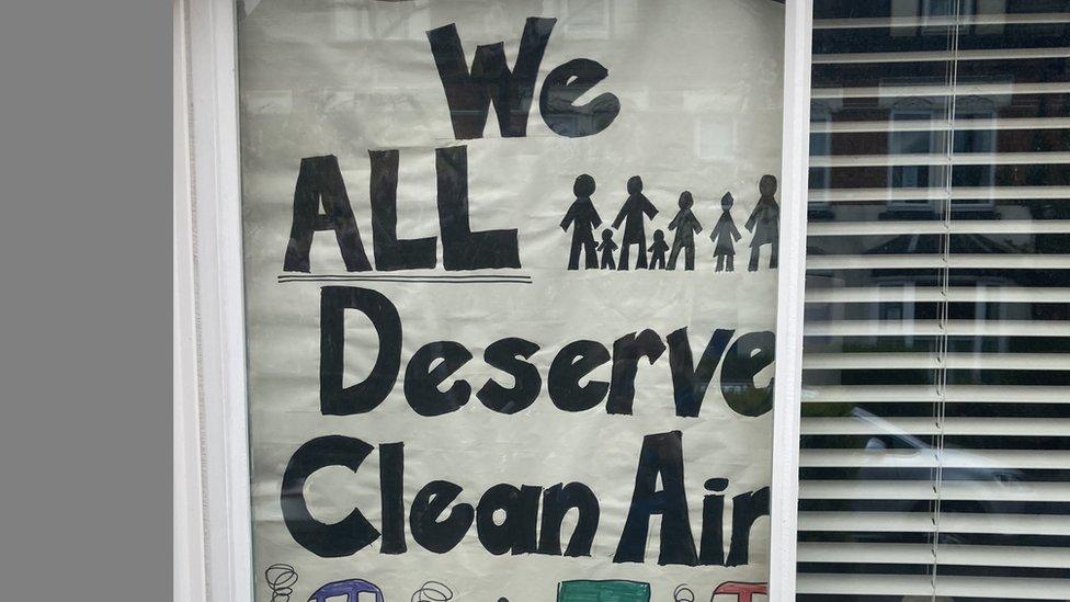 We all deserve clean air poster