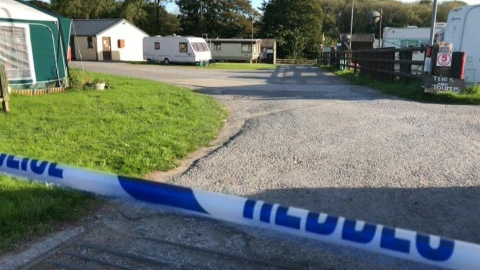 Grove Caravan Park in Pendine.