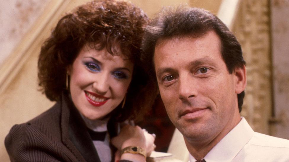 Leslie Grantham with Anita Dobson