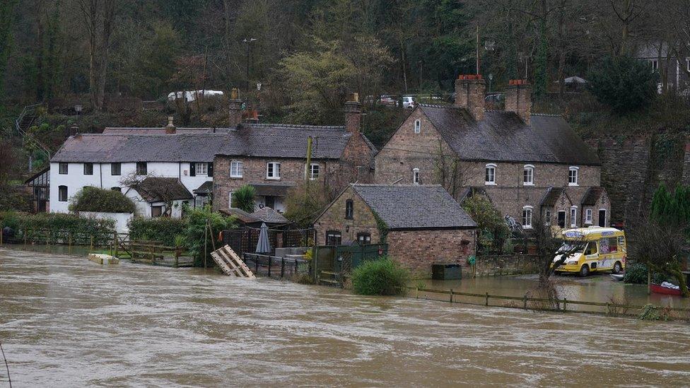 The River Severn in Ironbridge, Shropshire