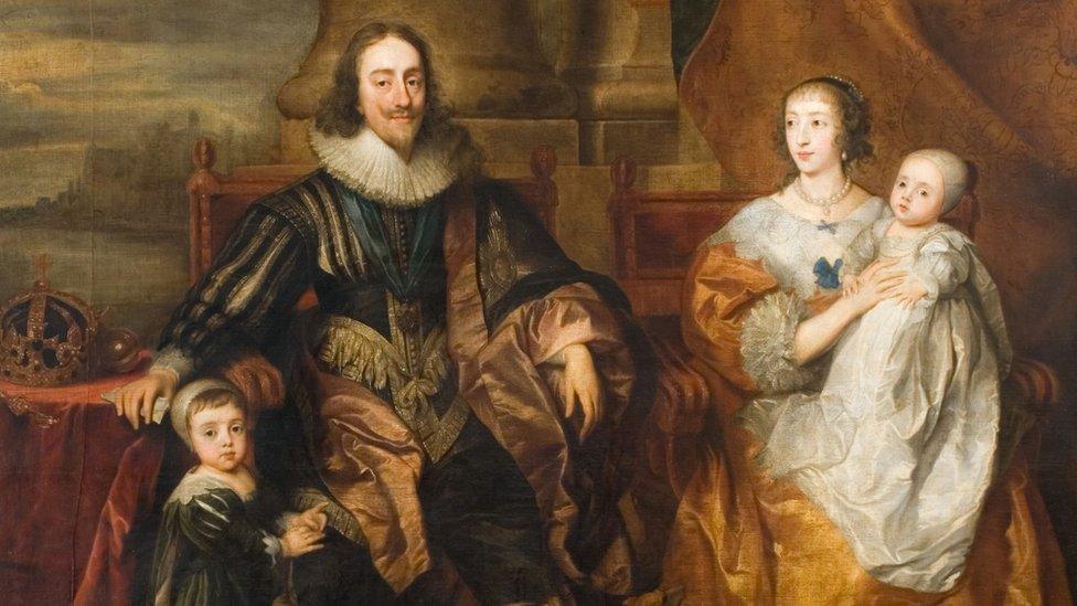 Charles I and Queen Henrietta Maria