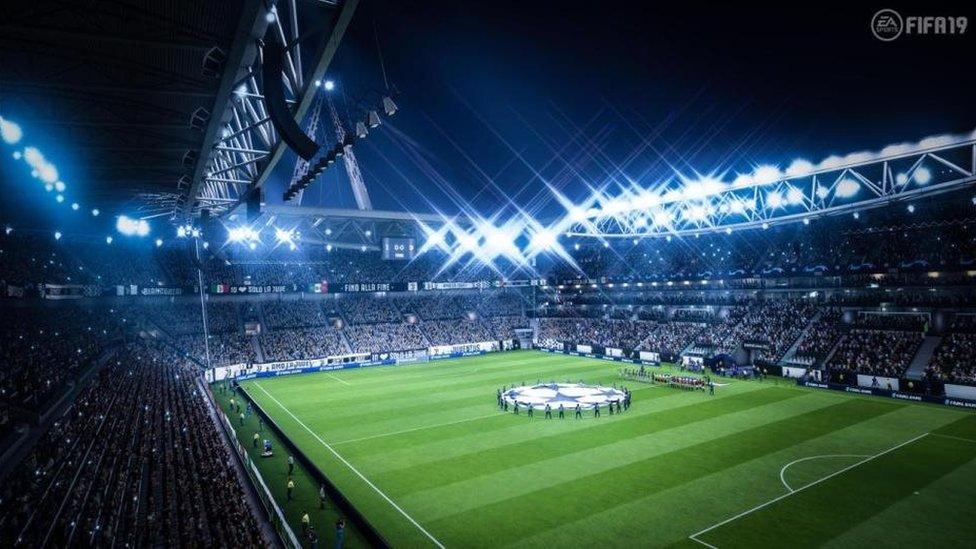 Stadium graphics from Fifa 19