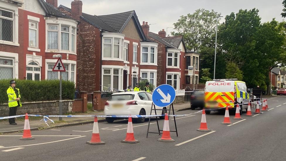 Police at house on Kings Road where man died