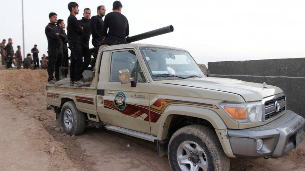 Kurdish Peshmerga fighters, 13 October