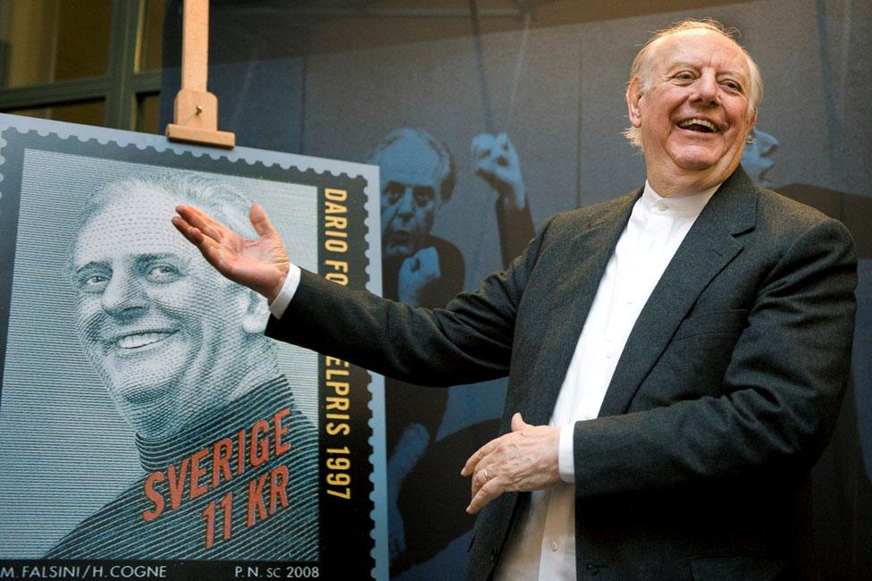 Dario Fo in 2008