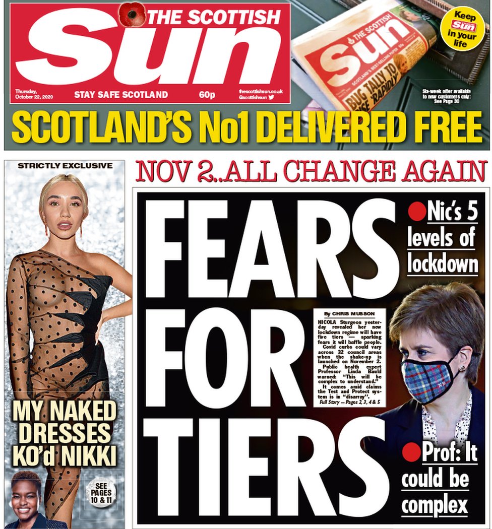 Sun front page