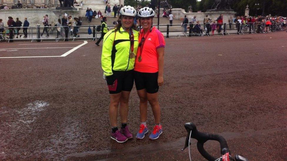 Claire Kearney (left) and her cousin Emma Gentry