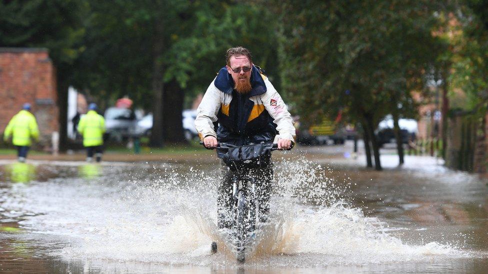 Flooding in Cossington, Leicestershire