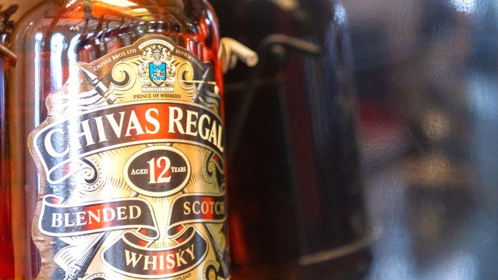 Chivas Regal bottle