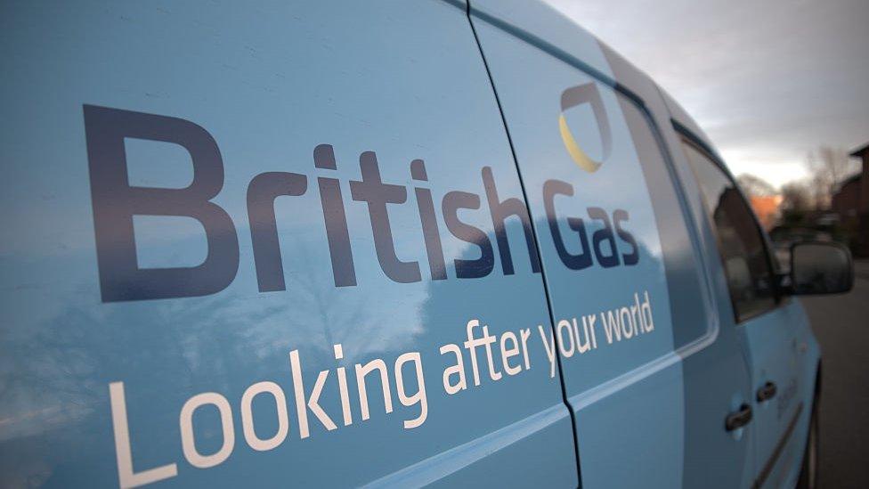 British Gas van