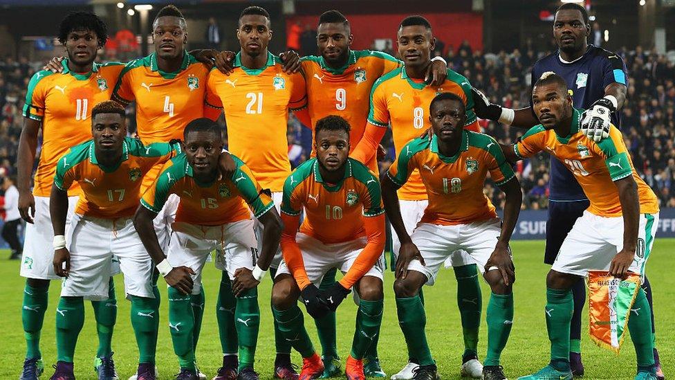 Ivory Coast team photo