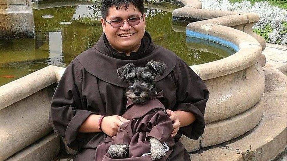 Friar Carmelo, the Bolivian dog