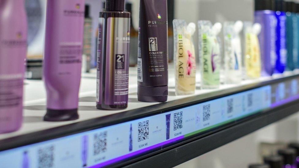 Customers will be able to scan QR codes for products