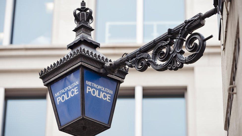 Met Police sign