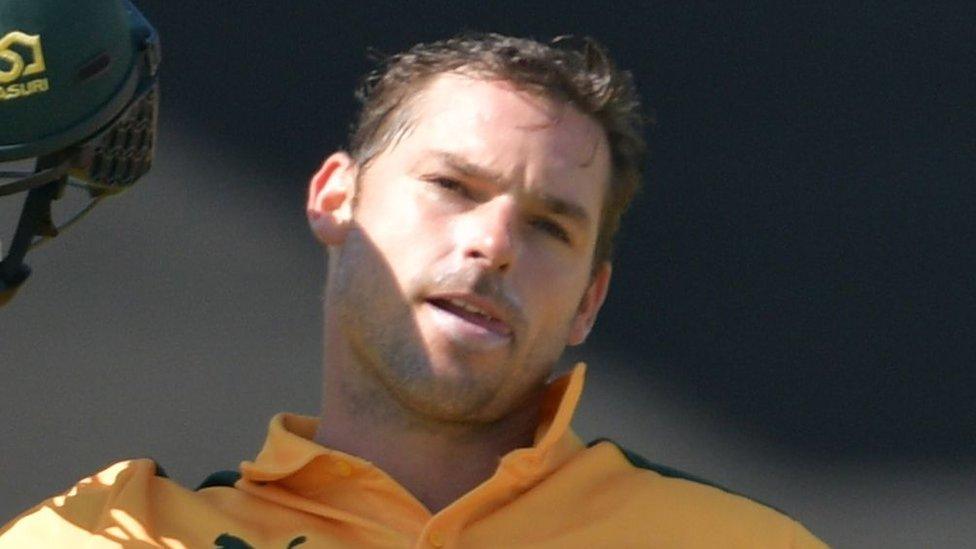 Nottinghamshire batsman Michael Lumb