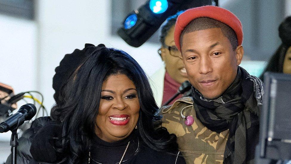 Kim Burrell and Pharrell Williams