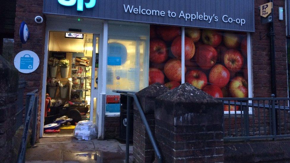 Appleby Co-op flooding