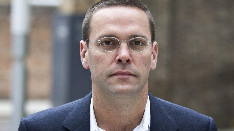 Close up of James Murdoch's face from 2011