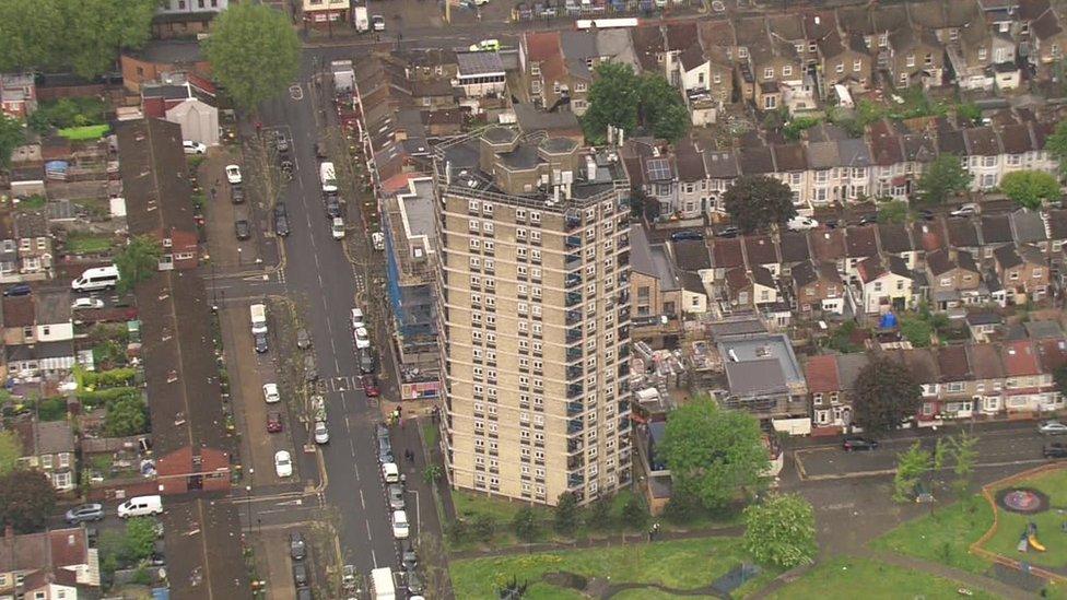 Aerial of Jacobs House on New City Road