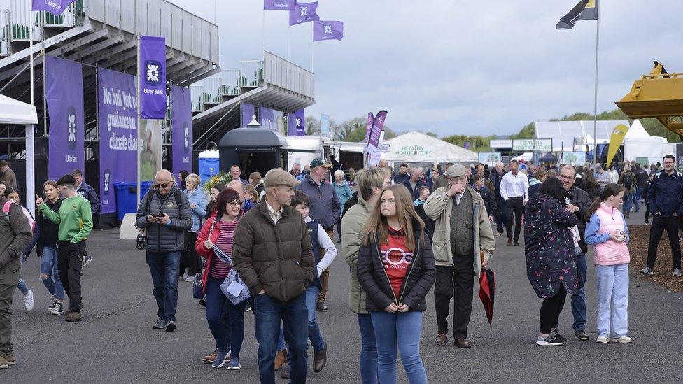 Crowds at day 1 of Balmoral show