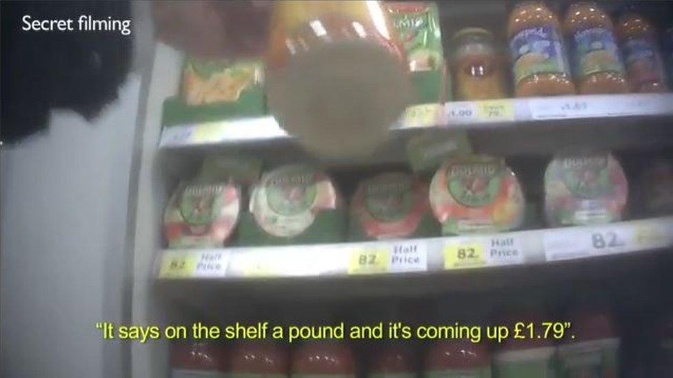 Tesco shelf