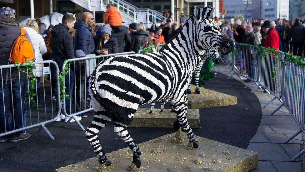 Lego zebra