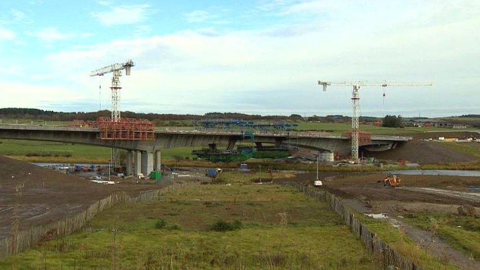 Aberdeen bypass work