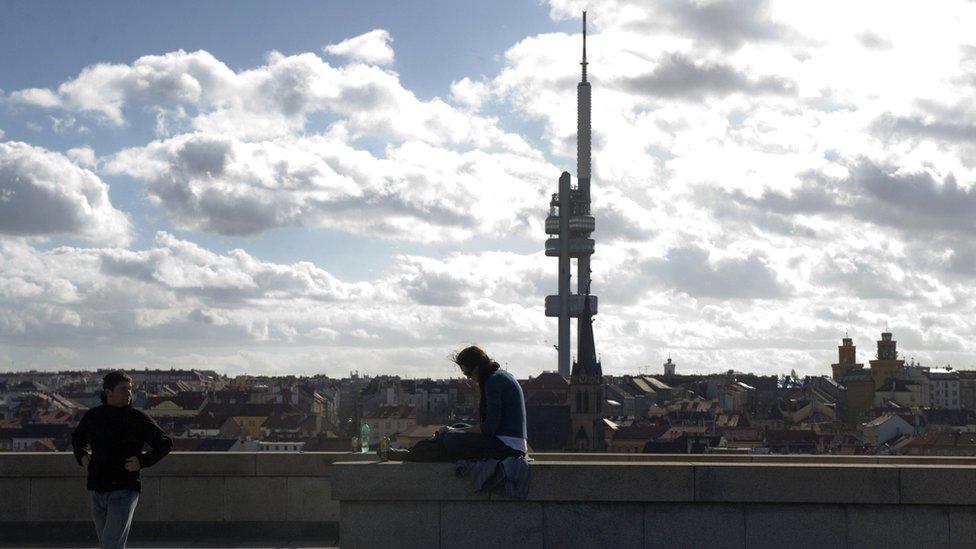 The Zizkov Tower in Prague