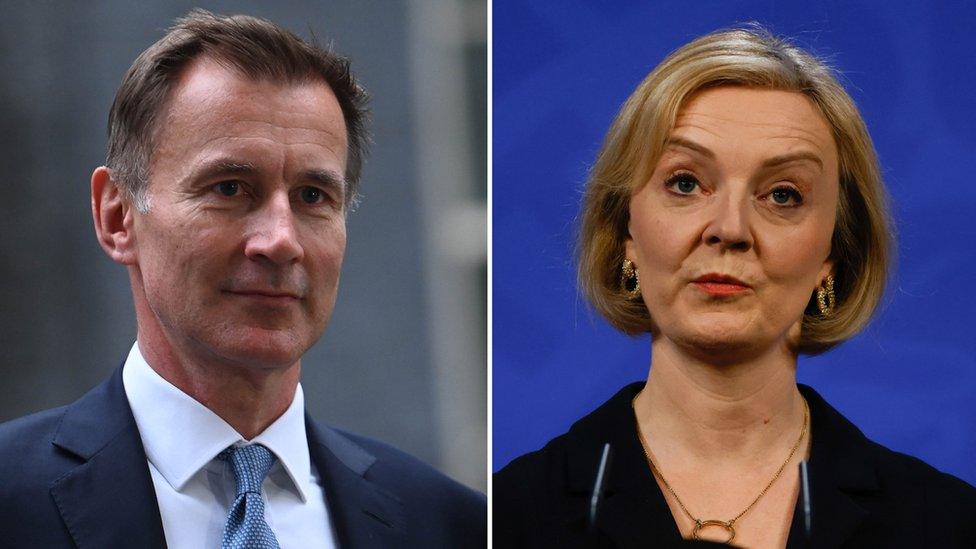 Jeremy Hunt and Liz Truss