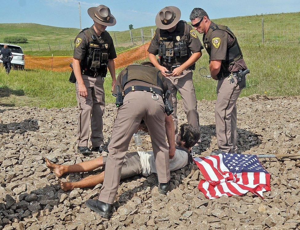 Protests in North Dakota