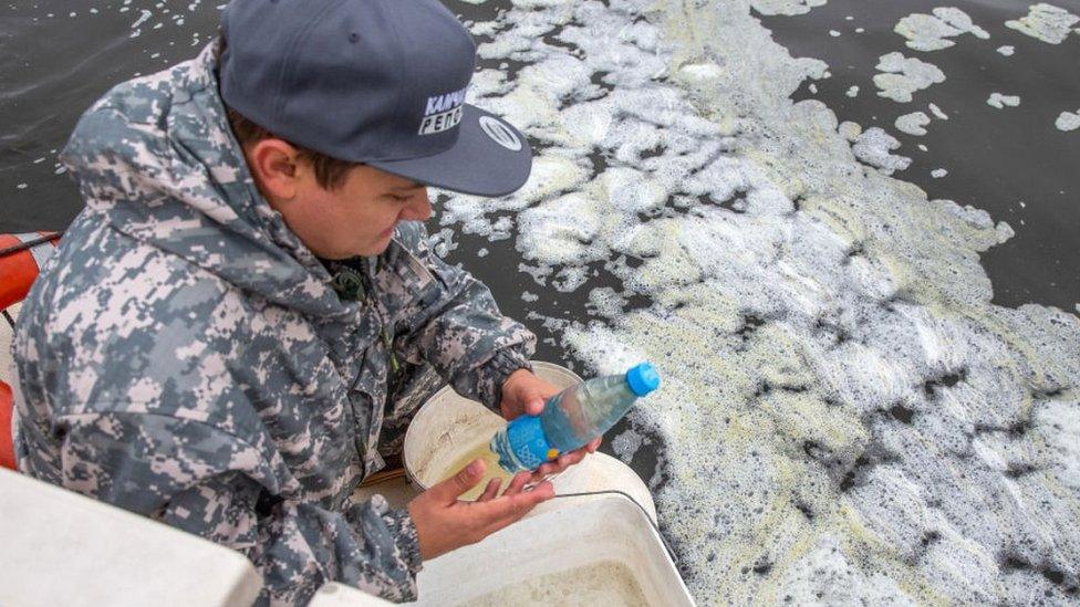 Sample collection, Avacha Bay, 5 Oct 20