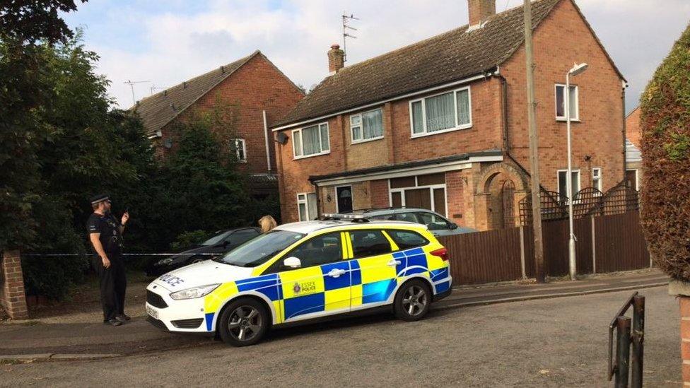 Scene of dog attack in Colchester