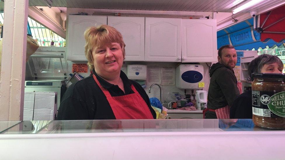 Della Thomas, of Marr Harris cheese stall, said: "We want to leave as soon as possible to get on with our lives.