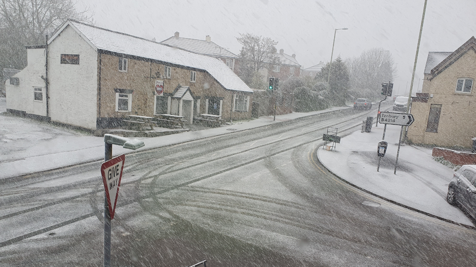 Snow in Clee Hill