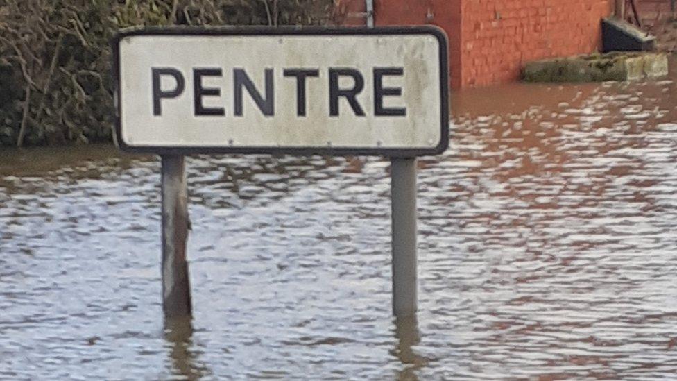 Pentre flooding