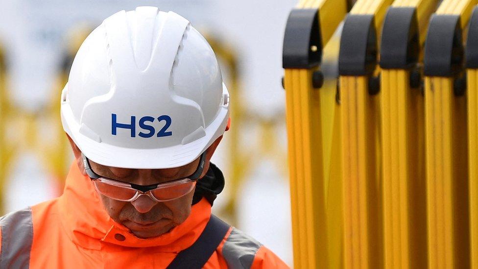 HS2 construction worker