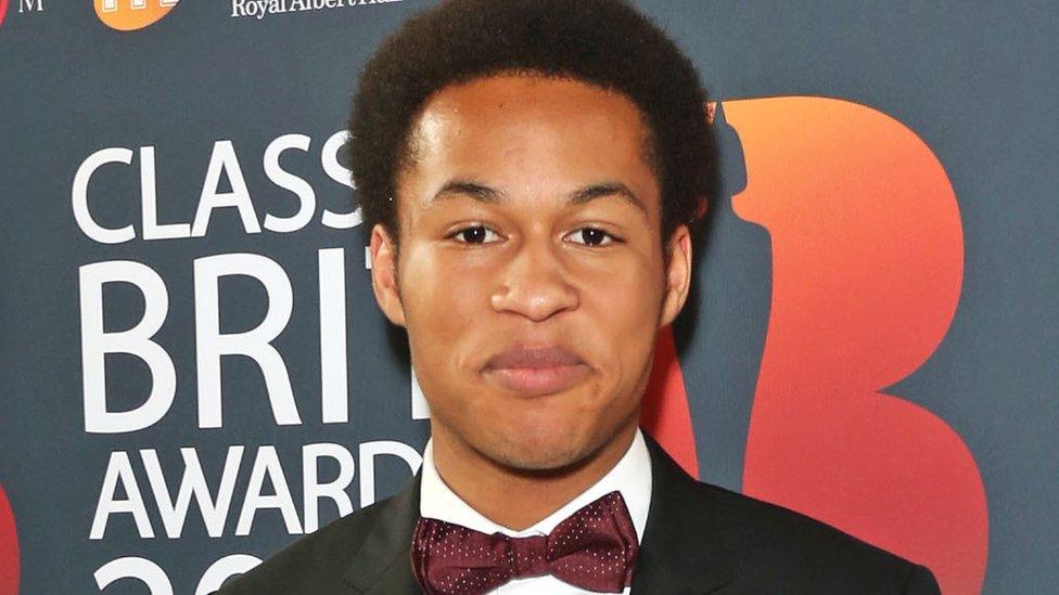 Sheku Kanneh-Mason at the Classic Brit Awards