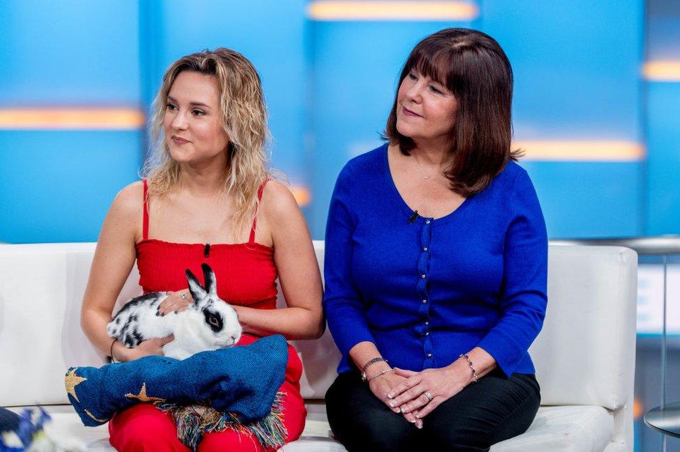 Mrs Pence and her daughter published a children's art book about their family rabbit