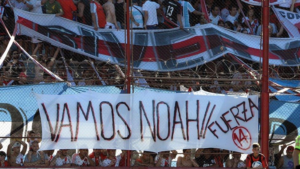 River Plate football fans