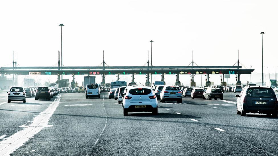 Severn toll booths