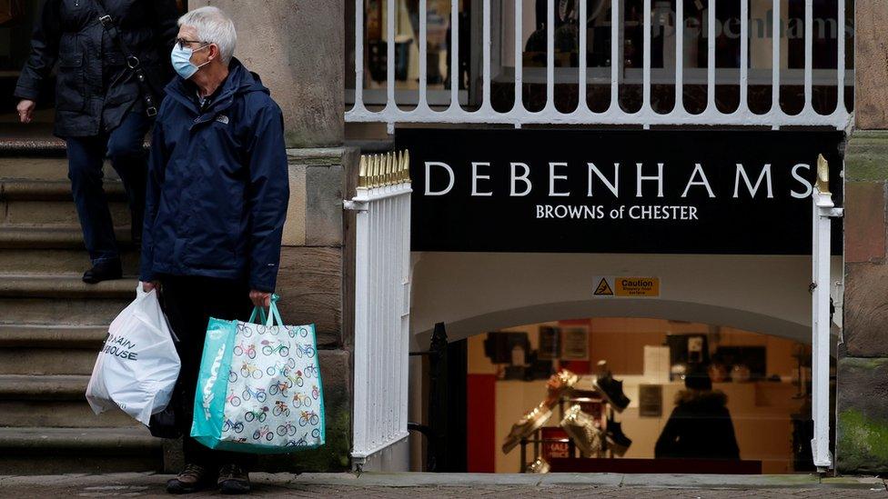 Man outside Browns of Chester