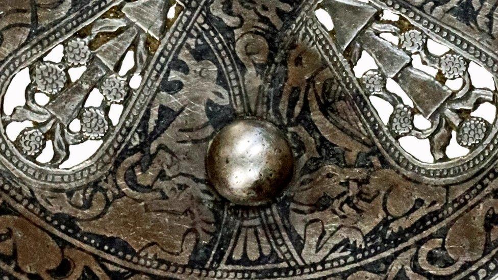 Silver brooch