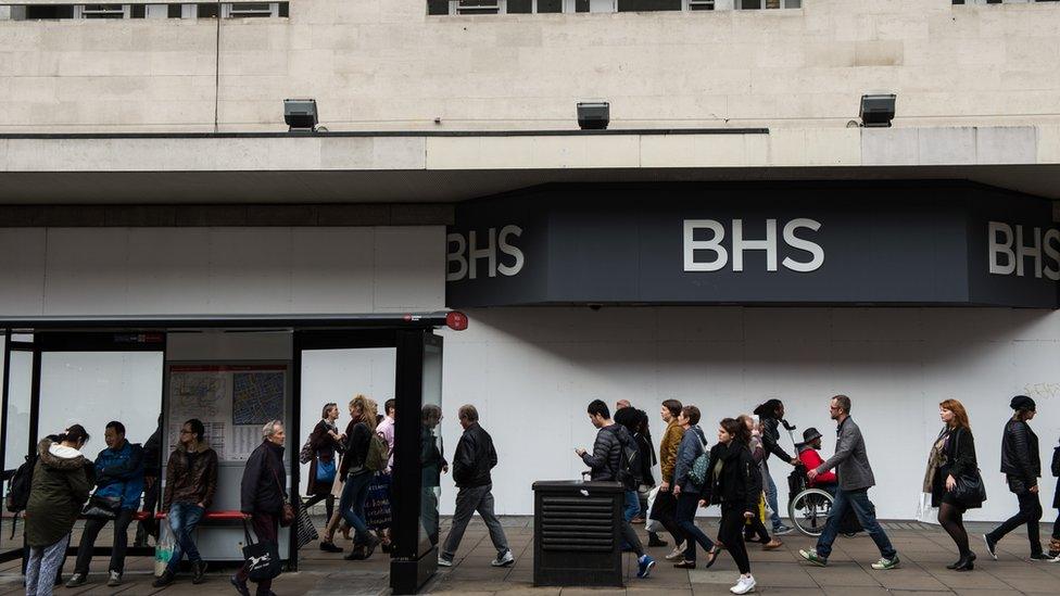 closed BHS shop