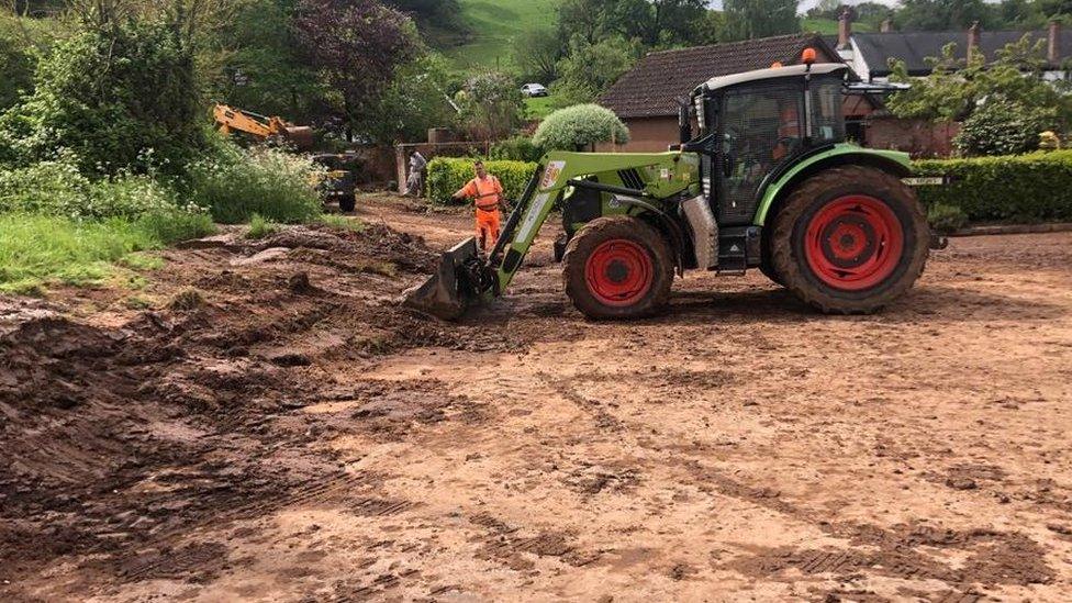 Flood clean-up