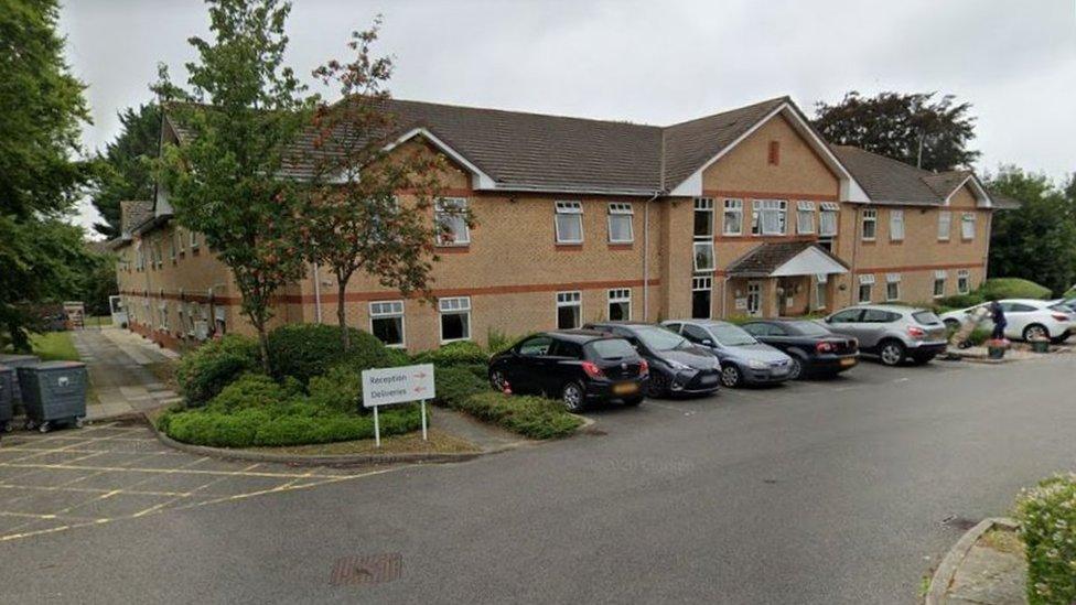 Ridgeway Lodge care home, exterior