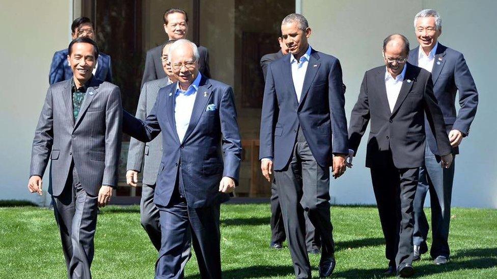 "Last day summit US-ASEAN leaders today, with the leader ASEAN accompanied by the president of the United States, President Obama," said Mr Najib