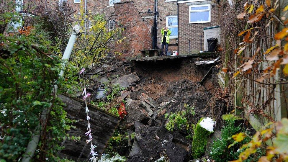 Sinkhole in Ripon