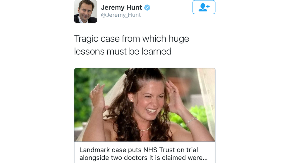 Jeremy Hunt's tweet